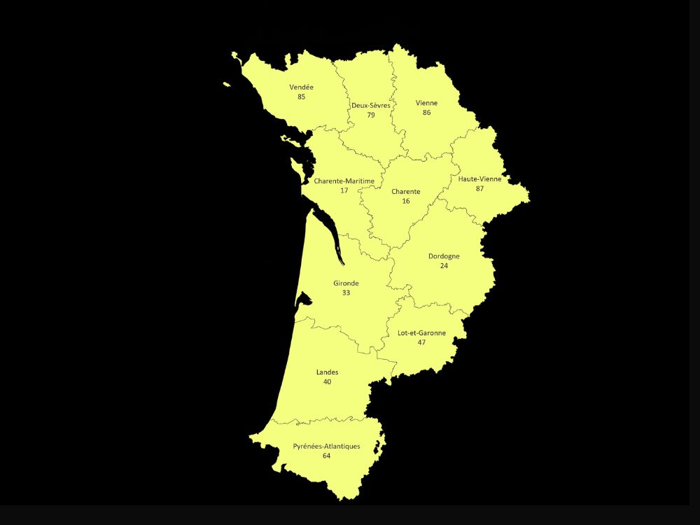 Zone d'intervention TBH2O dans le Grand Sud-Ouest